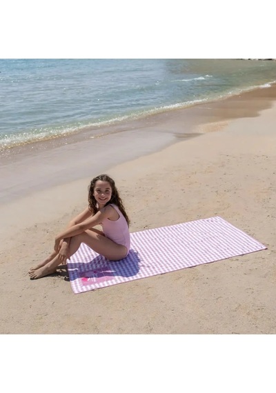 Flamingueo Mikrofiber Çocuk Havlu Lollie Mor