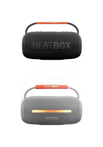 Powerway Beatbox Bluetooh Led Işıklı Hoparlör