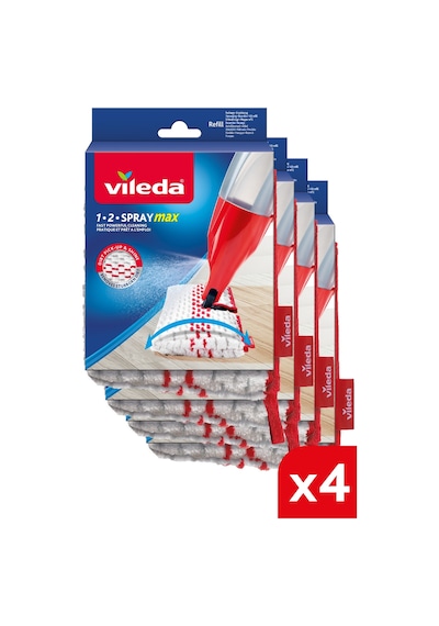 Vileda 1-2 Spray Max Yedek Başlık Mop 4’Lü