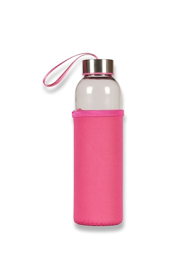 500 Ml Cam Matara Açık Pembe