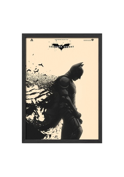 Batman Siyah Ahşap Çerçeveli Poster, Film Duvar Tablosu