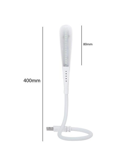 Pm-24560 14 Ledli Beyaz Esnek Usb Led Lamba 3 Kademeli Belirtilmemis