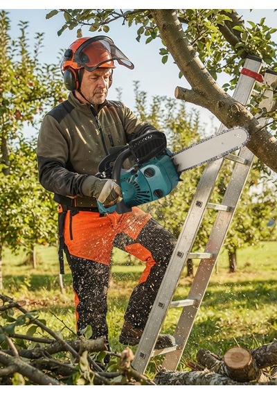 Schatz 25cc Mini Benzinli Testere Ağaç Odun Dal Budama Ve Kesme Testeresi Hızar Motoru 35cm Testere Mavi
