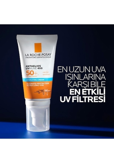 La Roche Posay Anthelios Uvmune 400 Hydrating Cream SPF50+ 2 x 50 ML