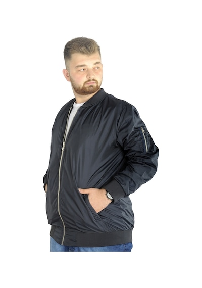 Mode Xl Erkek Kolej Mont Fermuarlı Jesica 22612 Lacivert 001