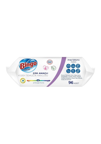 Bingo Yüzey Havlusu Lavanta 96'lı Yaprak
