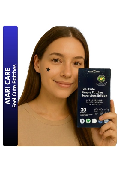 Mari Care Feel Cute Pimple Patches Superstars Edition Siyah 30 Adet