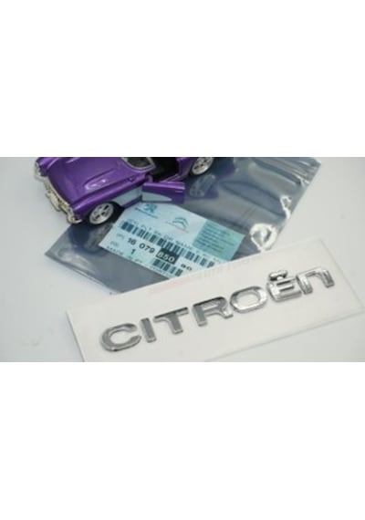 Citroen C4 C5 B7 Bagaj Krom Abs 3M 3D Yazı Logo Amblem