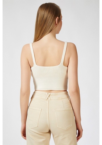 Aqe Fashion Kadın Bej Önü Bağcıklı Bluz BEJ Bej