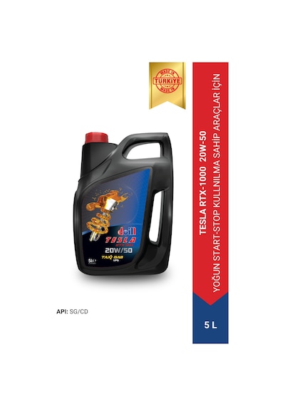 Doill Tesla 20W-50 Apı Sg/Cd 5 L Motor Yağı
