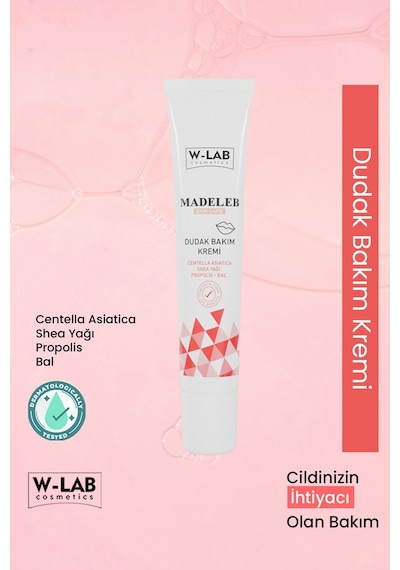 W-Lab Cosmetics Madeleb Dudak Bakım Kremi 20 ML