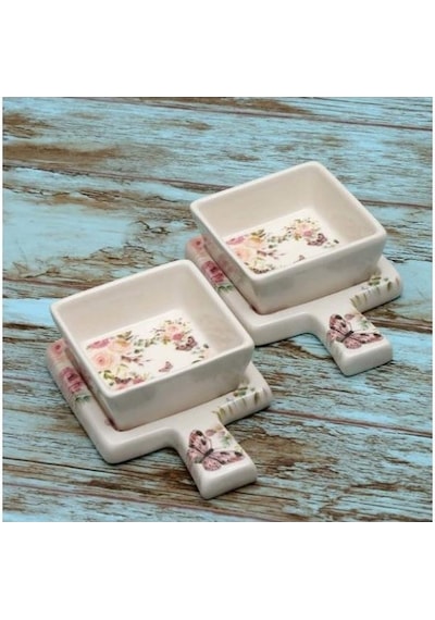 Yns 2'li Kare Sunum Ve Kahvaltı Seti Yns 9901038 Dıgı