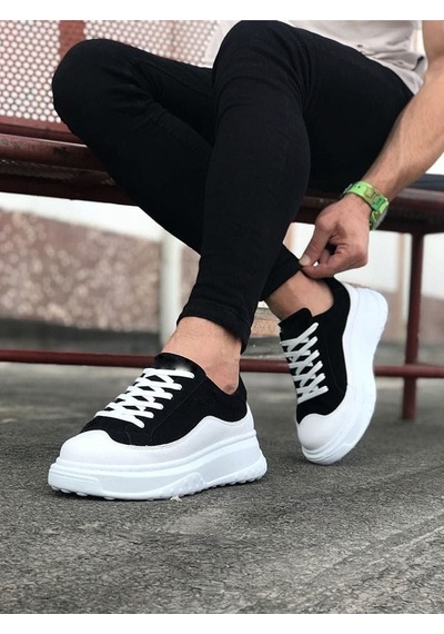 Aymood Jy507 Alone Bağcıklı Süet Cilt Erkek Günlük Sneaker Ayakkabı Scbt Siyah/beyaz Aymood Jy507 Alone Bağcıklı Süet Cilt Erkek Günlük Sneaker Ayakkabı Scbt Siyah/beyaz