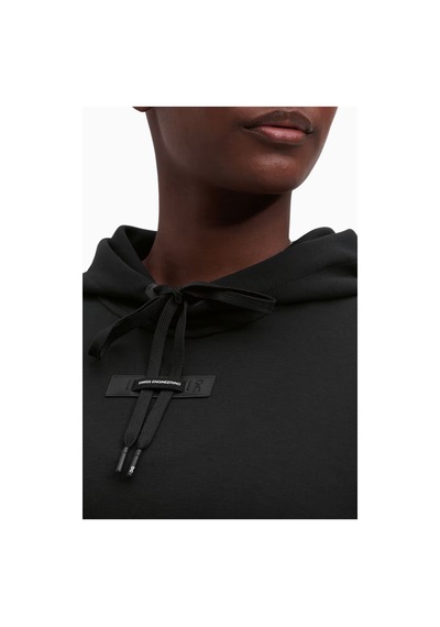 On Relaxed Hoodie Lumos Kadın Kapüşonlu Sweatshirt Siyah