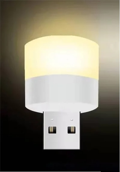 Schulzz Mini Usb Led Gün Işığı Rengi Portatif Gece Lambası Gün Işığı