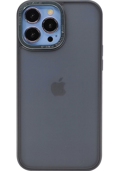 Nettech Apple  Uyumlu  iPhone 13 Pro Metal Focus Style Arka Koruma