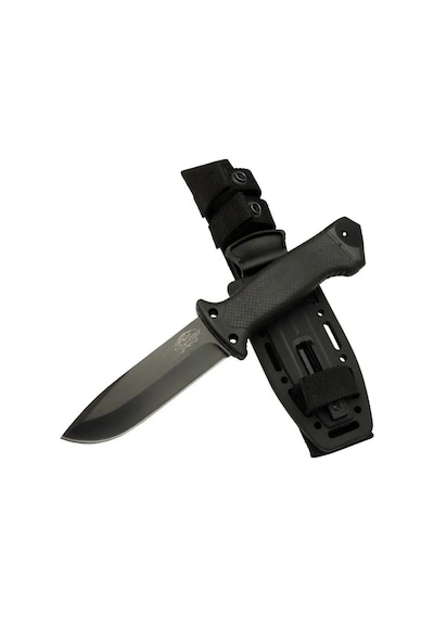 Columbia Tiger Tactical Htm 3321 A Siyah Outdoor / Survival Bıçak 27cm - Kauçuk Sap, Kılıflı, Kutulu