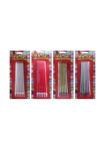 12 Li Uzun Mum - 14 Cm Diğer