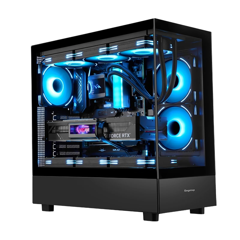 Segotep Endura Pro+ Siyah 750w 80+ Bronze E-atx Pcıe 5.1 Kasa 6xargb Fan