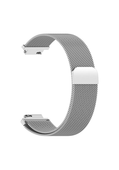 Caseonn Garmin Cırqa Akıllı Bileklik Kordon Manyetik Metal Hasır Kayış Gümüş