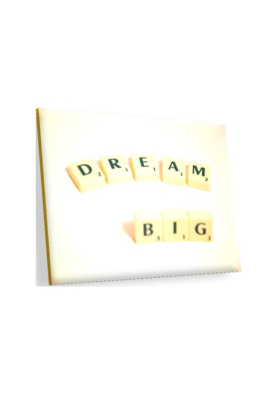 Cakasepetim Büyük Düşün Scrabble Ahşap Mdf Tablo