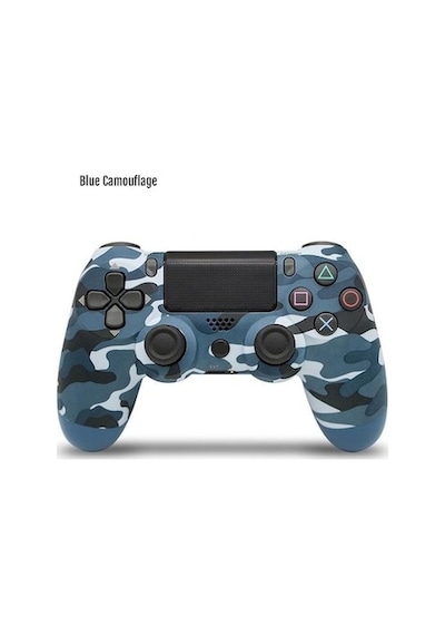 Comouflage Blue PS4 Uyumlu Joystick PS4 Uyumlu Oyun Kolu Controller