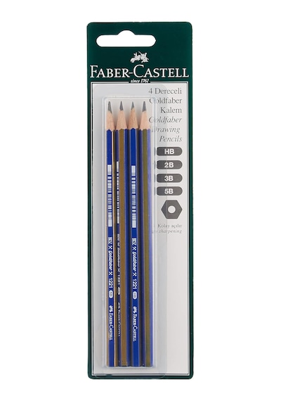 Faber-castell Goldfaber Dereceli Kurşun Kalem, Hb-2b-3b-5b Genel