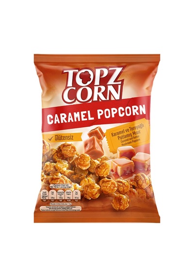 Popcorn Coated Caramel 100 G Karamel 4'li Avantaj Paketi - 4 Adet Tarı