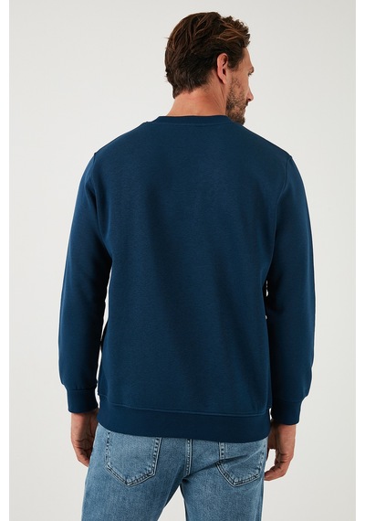 Buratti Pamuklu Regular Fit Bisiklet Yaka Erkek Sweat 59050121 Indigo Buratti Pamuklu Regular Fit Bisiklet Yaka Erkek Sweat 59050121 Indigo
