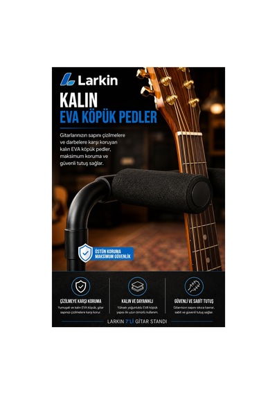 Larkin Gs700 7'li Çoklu Gitar Standı Multi Guitar Stand