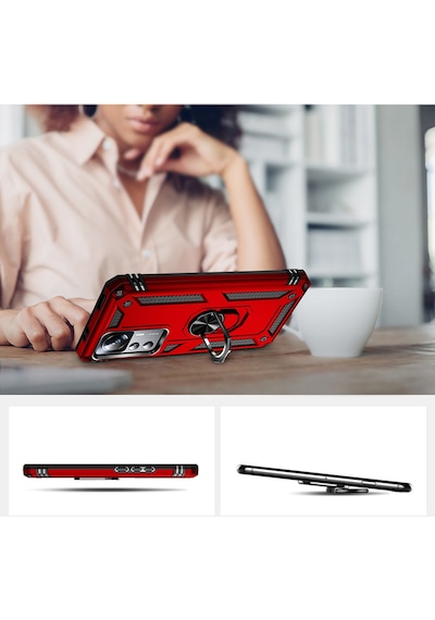 Zore Mi 12t Pro Kılıf Nvth Vega Kapak - Kırmızı