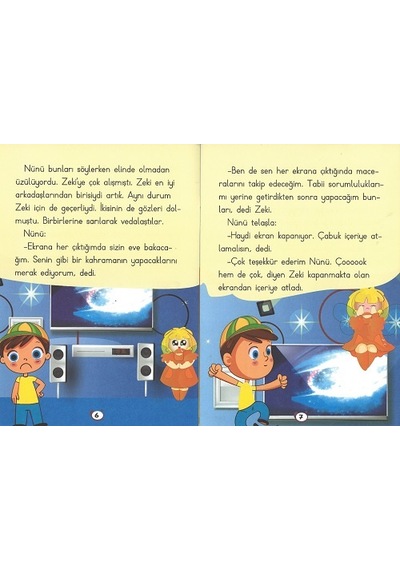 1. Sınıf Okumayı Sevdiren Renkli Resimli Hikayeler 5 - 10 Kitap