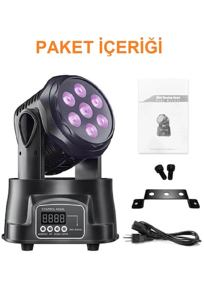 Profesyonel Robot Hareketli Renkli Sahne Işığı