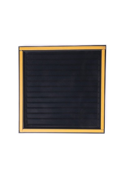 Siyah Alüminyum 35x35 Cm Menfez Banyo Havalandırma Menfezi