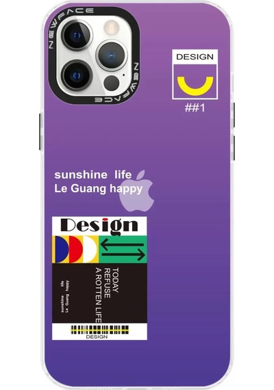 Newface Apple İphone 12 Pro Max Kılıf Estoril Desenli Kapak - Estoril - 4
