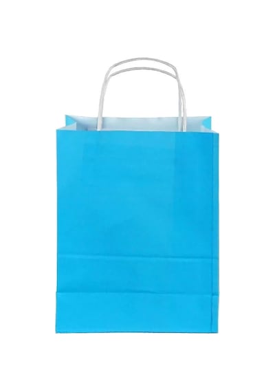 Mavi Kraft Çanta Büyük Boy 31x12x41 Cm 25 Adet