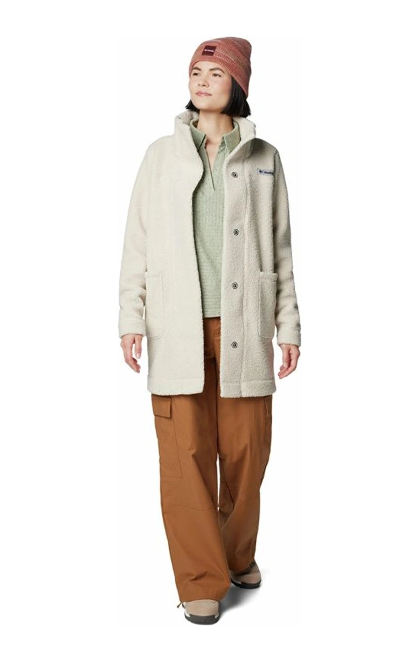 Columbia Panorama Long Jacket Bej Kadın Outdoor Polar Ceket Al1333 Bej