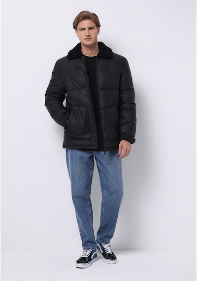 Colin's Colins Regular Fit Erkek Siyah Mont Pu Cl1076201 Q1.v1 Blk Siyah