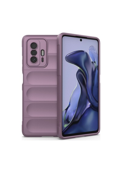 Mi 11t Kılıf Optimum Silikon - Mor Bz8683140489700