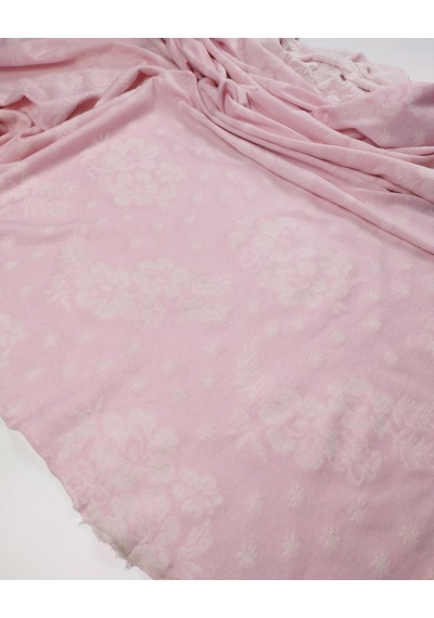 Pembe Renkte Çiçekli Havlu Kumaş En: 165cm-11493