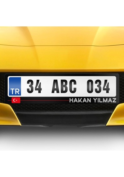 Kişiye Özel Plakalık - 3 296112089