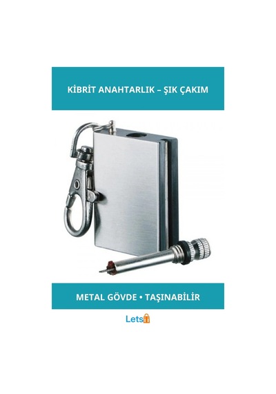 Metal Kibrit Anahtarlık Rüzgar Geçirmez Çakmak Tasarım Çok Renkli