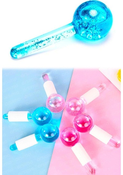 Ice Globes Soğuk Masaj Buz Küresi Terapi Topu Leke Önleyici Cilt Pürüzsüzleştirici Ice Ball Karışık