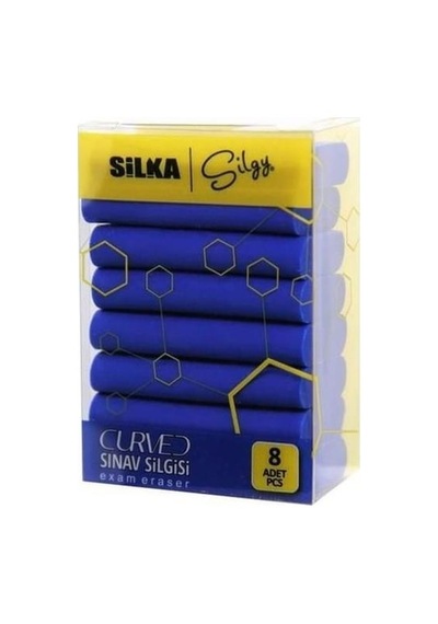 Silka Curved Sınav Silgisi 8 Li Sg53 N11.2417