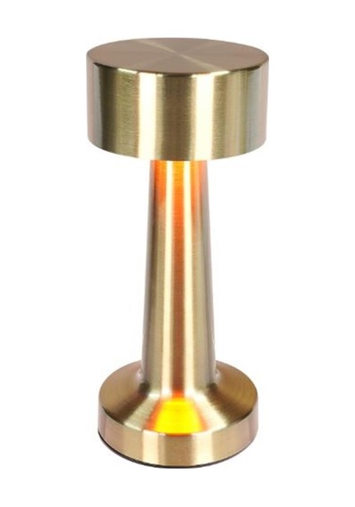 S-link Sl-m9066 Aurora 1800mah Batarya 60 Lümen Gold 3 Renk Işıklı Dokunmatik Dekoratif Masa Lambası Çoklu Renk