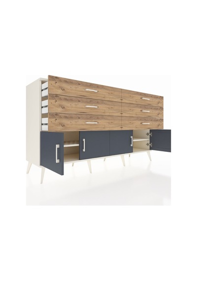Hyperion Konsol 2 Raflı 6 Çekmeceli 4 Kapaklı 176x44x99 Aytaşı-an Aytaşı-antrasit/çam Hyperion Konsol 2 Raflı 6 Çekmeceli 4 Kapaklı 176x44x99 Aytaşı-an Aytaşı-antrasit/çam