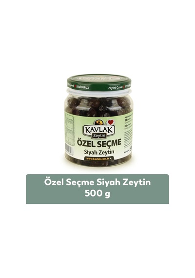 Kavlak Özel Seçme Gemlik Siyah Zeytin 500 Gr