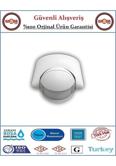 Cata Hareket Algılayıcı Sensör 180 Derece - 1200 W