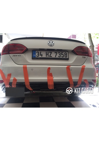 Kit Garaj Jetta Makyajsız Egzoz Görünüm Difüzör Plastik Boyalı