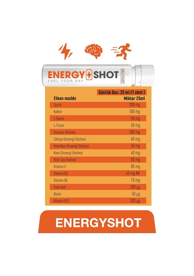 Energy 7 Shot & Electrovit Portakal